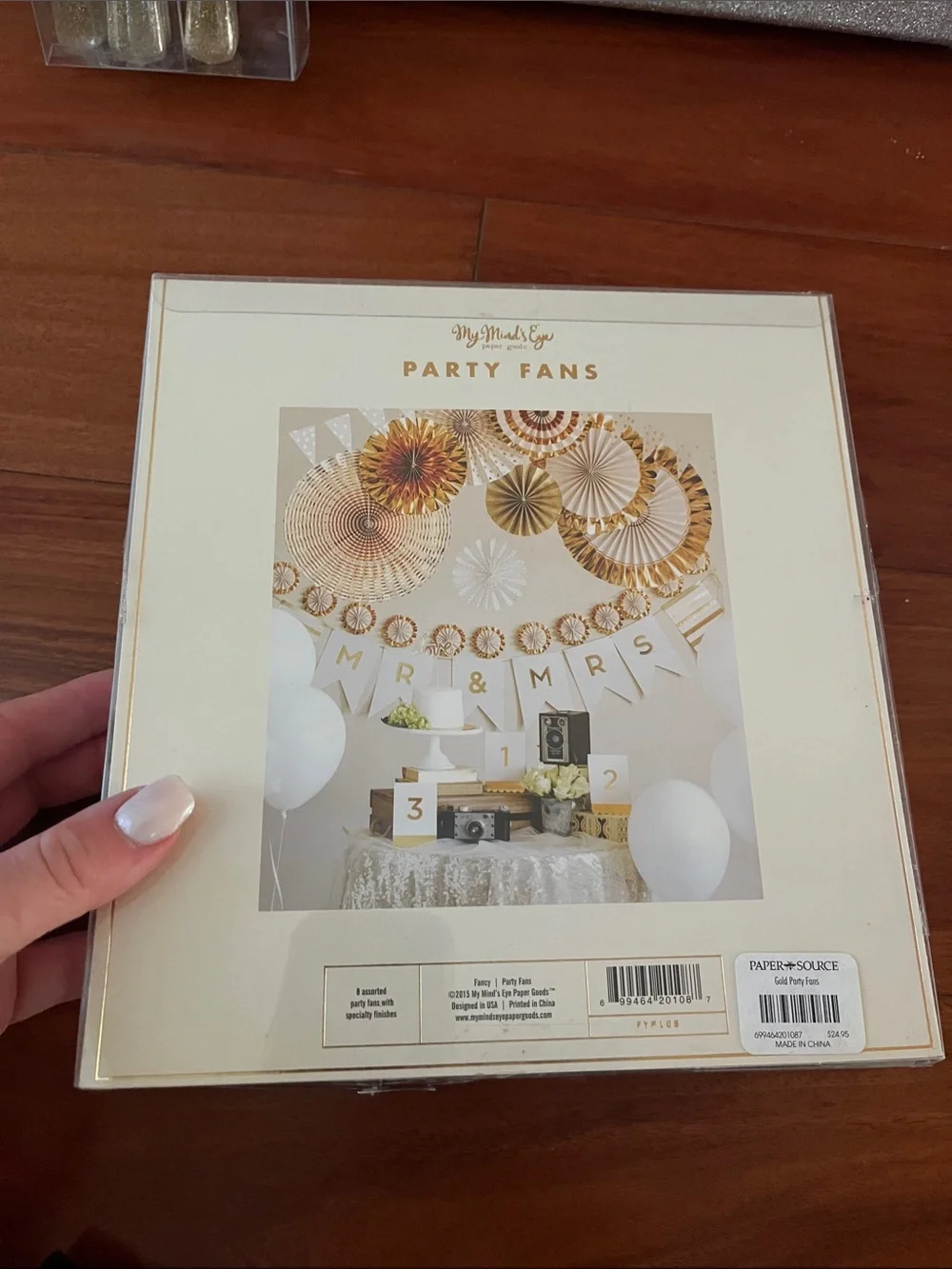 Paper Source Golden Party Set - Paper Fans, Napkins & More!